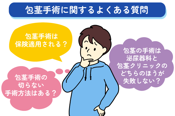 包茎手術のよくある質問